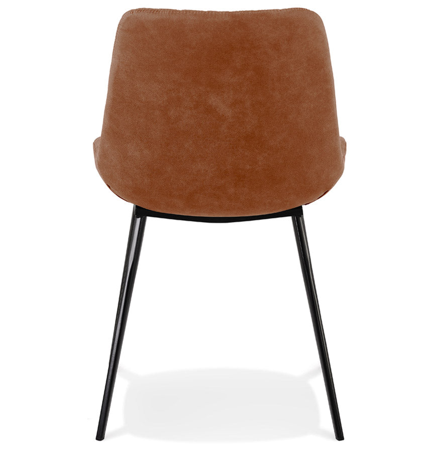 Chair HABILI - brown - fabric