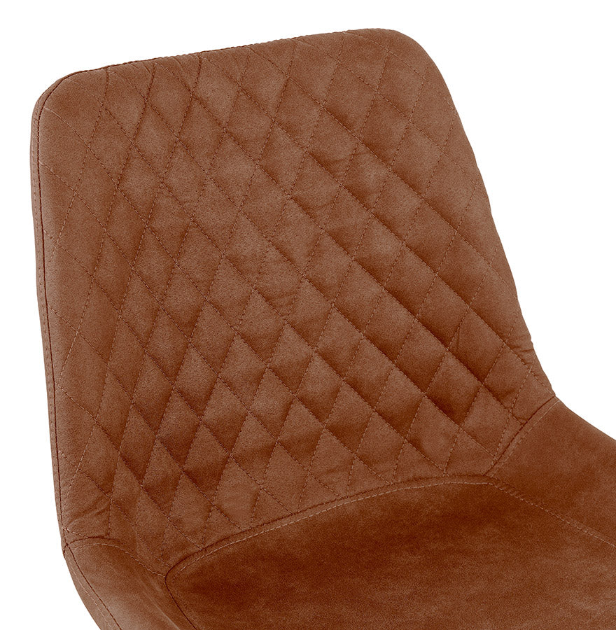 Chair HABILI - brown - fabric