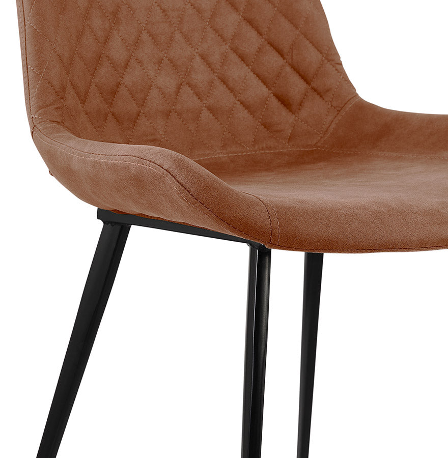 Chair HABILI - brown - fabric