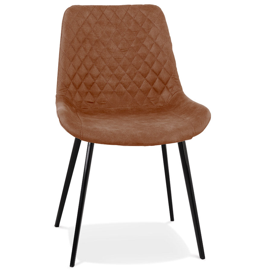 Chair HABILI - brown - fabric