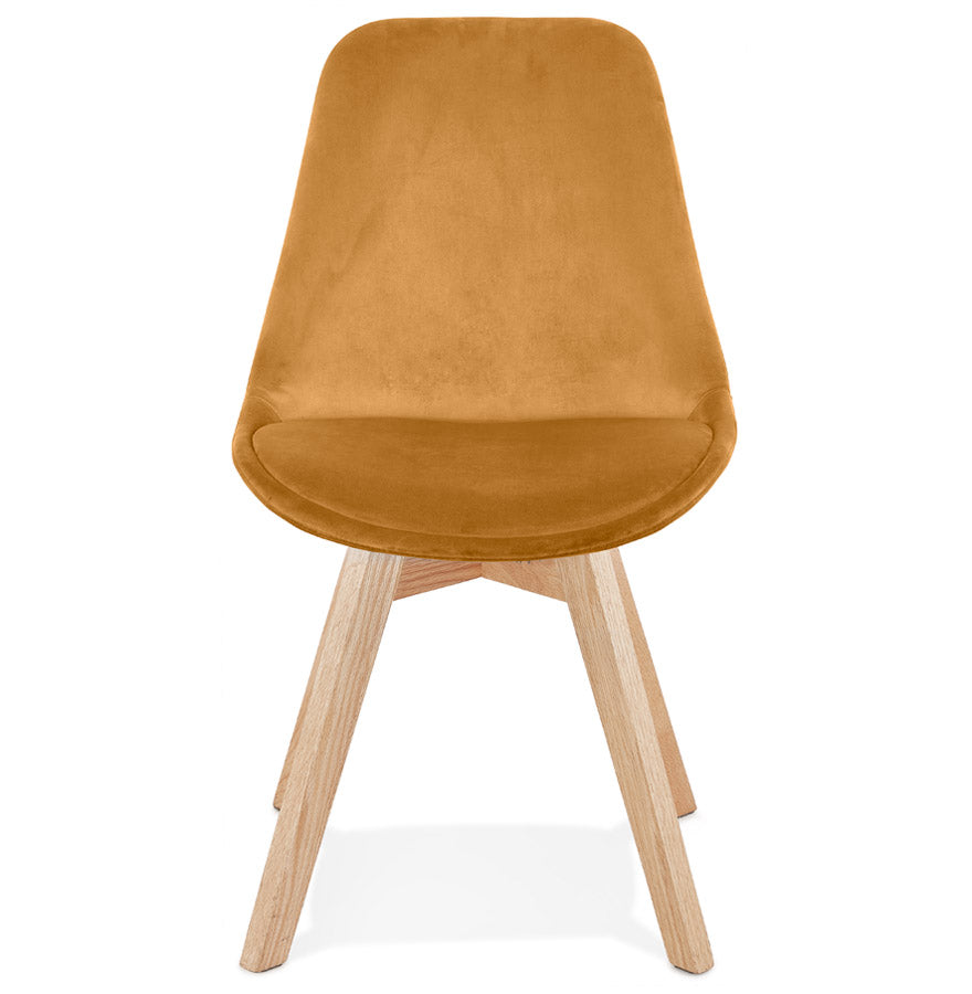 Chair PHIL - mustard - fabric