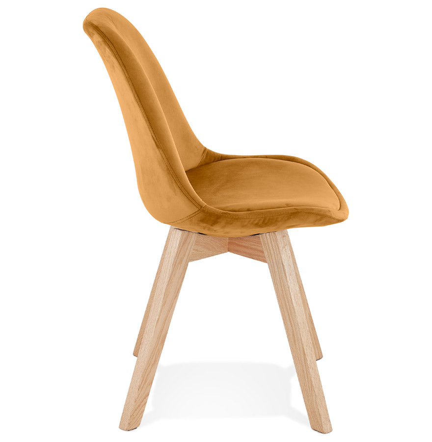 Chair PHIL - mustard - fabric