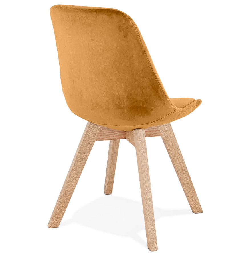 Chair PHIL - mustard - fabric