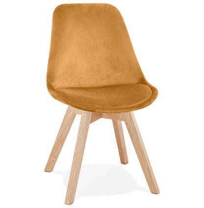 Chair PHIL - mustard - fabric