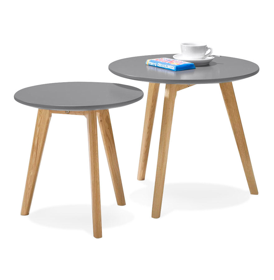 Coffee and/or side table ESPINO - dark gray - wood