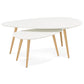 Salontafel SCARA - wit - hout