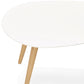 Salontafel SCARA - wit - hout