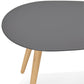Coffee and/or side table SCARA - dark gray - wood