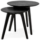 Coffee and/or side table ESPINO - black - wood