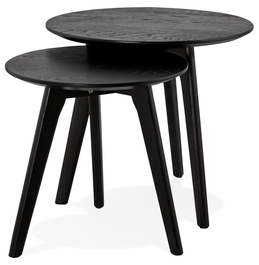 Coffee and/or side table ESPINO - black - wood