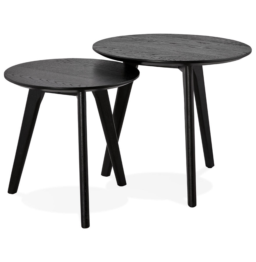 Coffee and/or side table ESPINO - black - wood