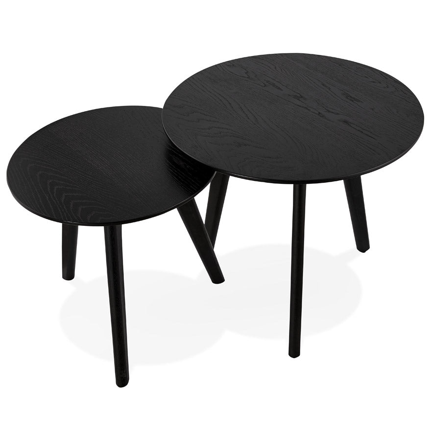 Coffee and/or side table ESPINO - black - wood