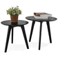 Coffee and/or side table ESPINO - black - wood