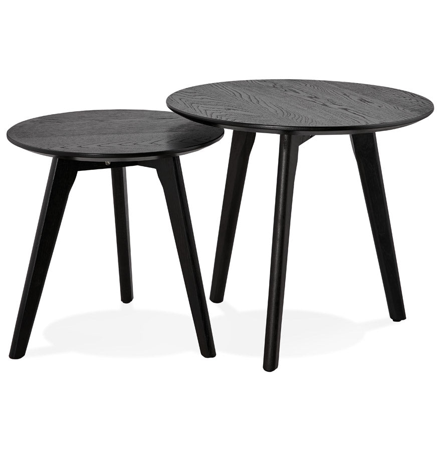 Coffee and/or side table ESPINO - black - wood