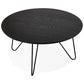 Salontafel RUNDA - zwart - hout