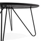 Salontafel RUNDA - zwart - hout
