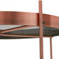 Side table ESPEJO MINI - copper - glass