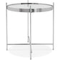Side table ESPEJO MINI - chrome - glass