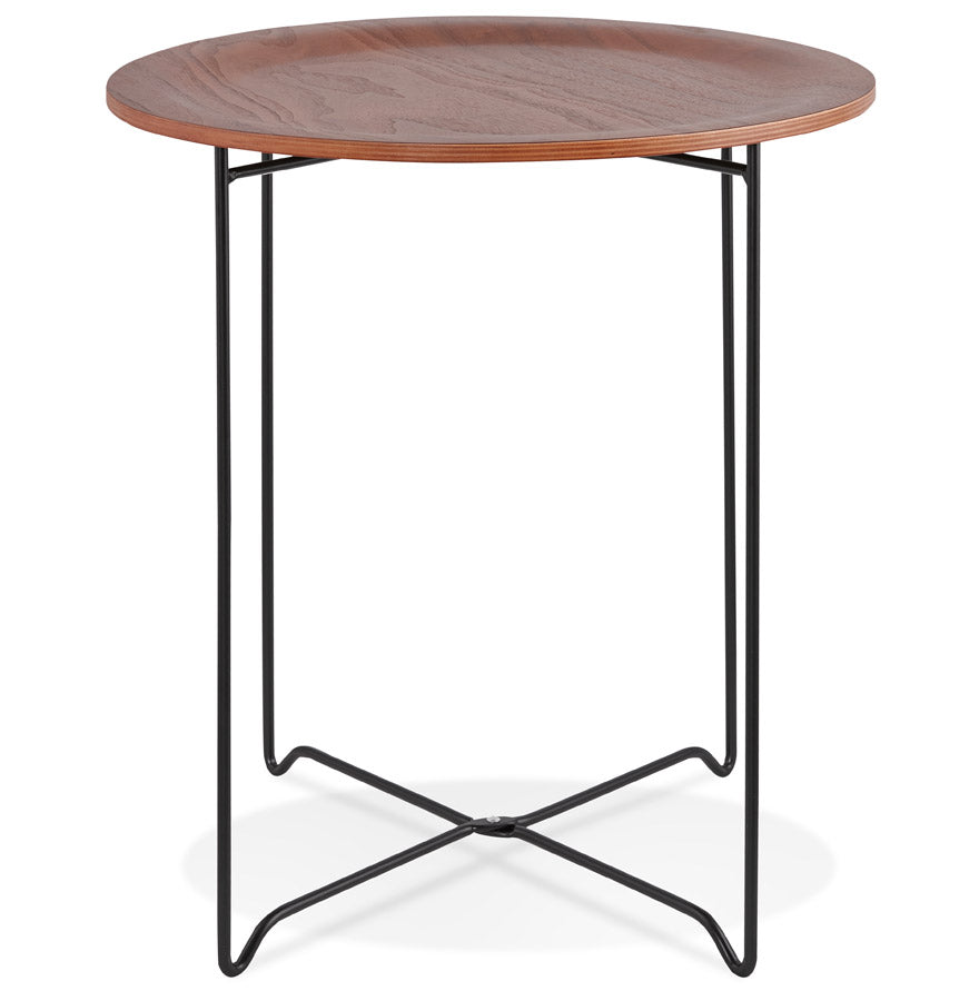 Side table OOLA - walnut - wood