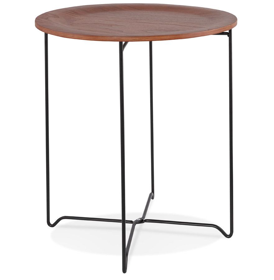 Side table OOLA - walnut - wood