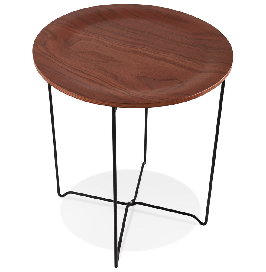 Side table OOLA - walnut - wood