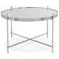 Coffee and/or side table ESPEJO MEDIUM - chrome - glass