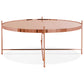 Coffee and/or side table ESPEJO BIG - copper - glass