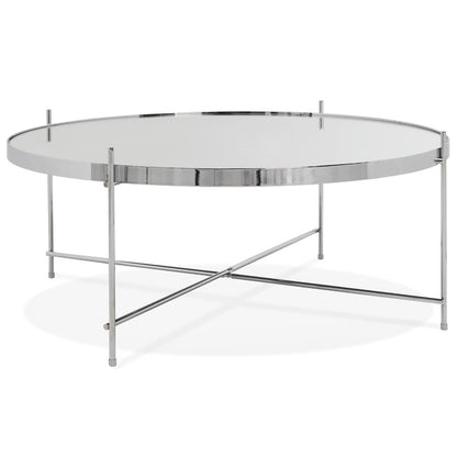 Coffee and/or side table ESPEJO BIG - chrome - glass