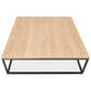 Coffee table PRETTI - natural - wood