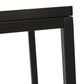 Consoletafel MYRIAM - zwart - hout