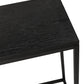 Consoletafel MYRIAM - zwart - hout