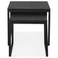 Salon and/or side table GLISS - black wood
