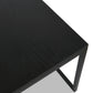 Salon and/or side table GLISS - black wood