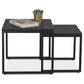 Salon and/or side table GLISS - black wood