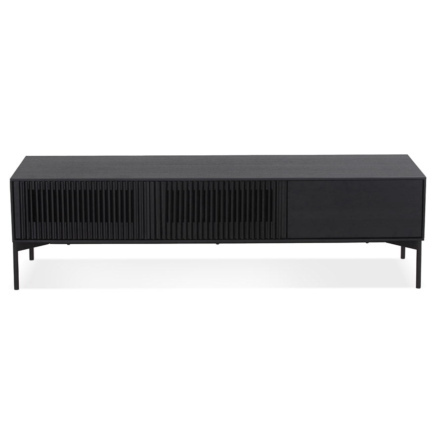 TV Furniture ACONIT - black - wood