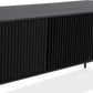 TV-Möbel ACONIT - schwarz - Holz