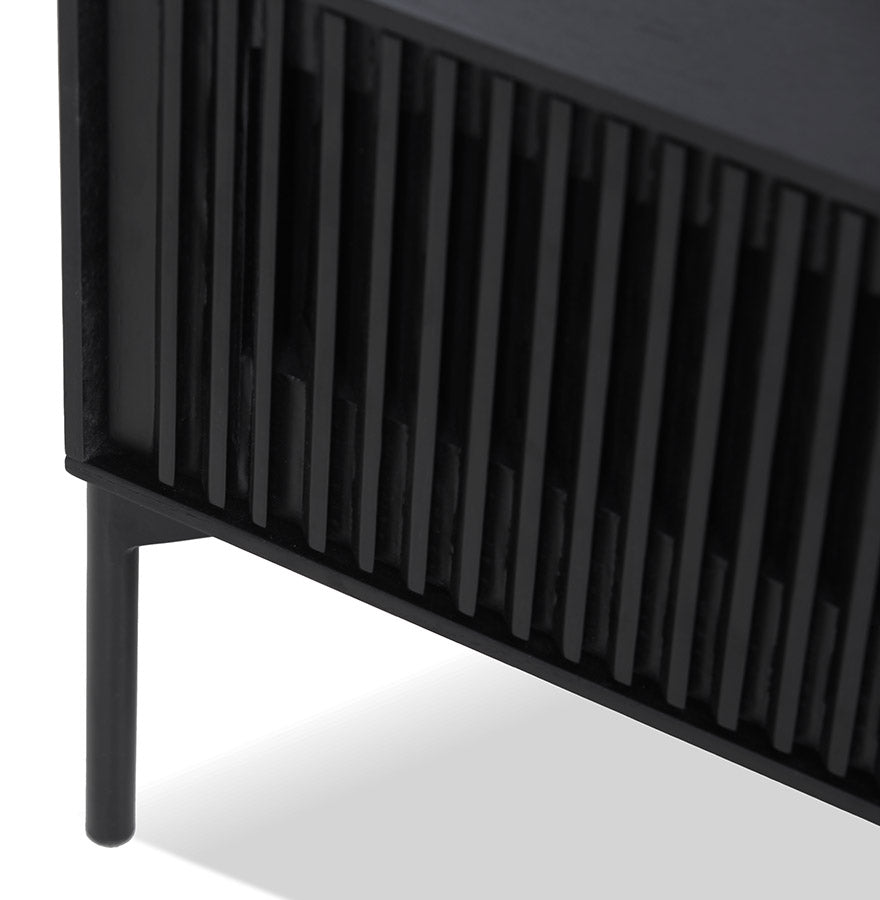 TV Furniture ACONIT - black - wood