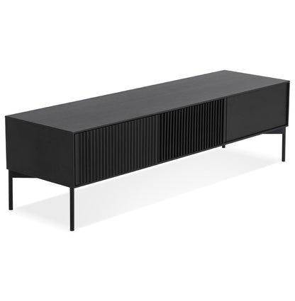 TV Furniture ACONIT - black - wood