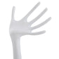 Jewelery stand HAND - white - metal