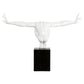 Figurine DIVE - white - glass fiber reinforced plastic