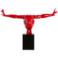 Figurine DIVE - red - glass fiber reinforced plastic