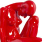 Image thinking woman - red - glass fiber reinforced plastic