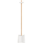 Standing coat stop PORTU - white - plastic