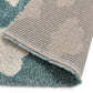 Tapijt NUBO - groenblauw- crème - stof