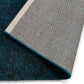 Tapijt BLUE - blauw - zwart - stof