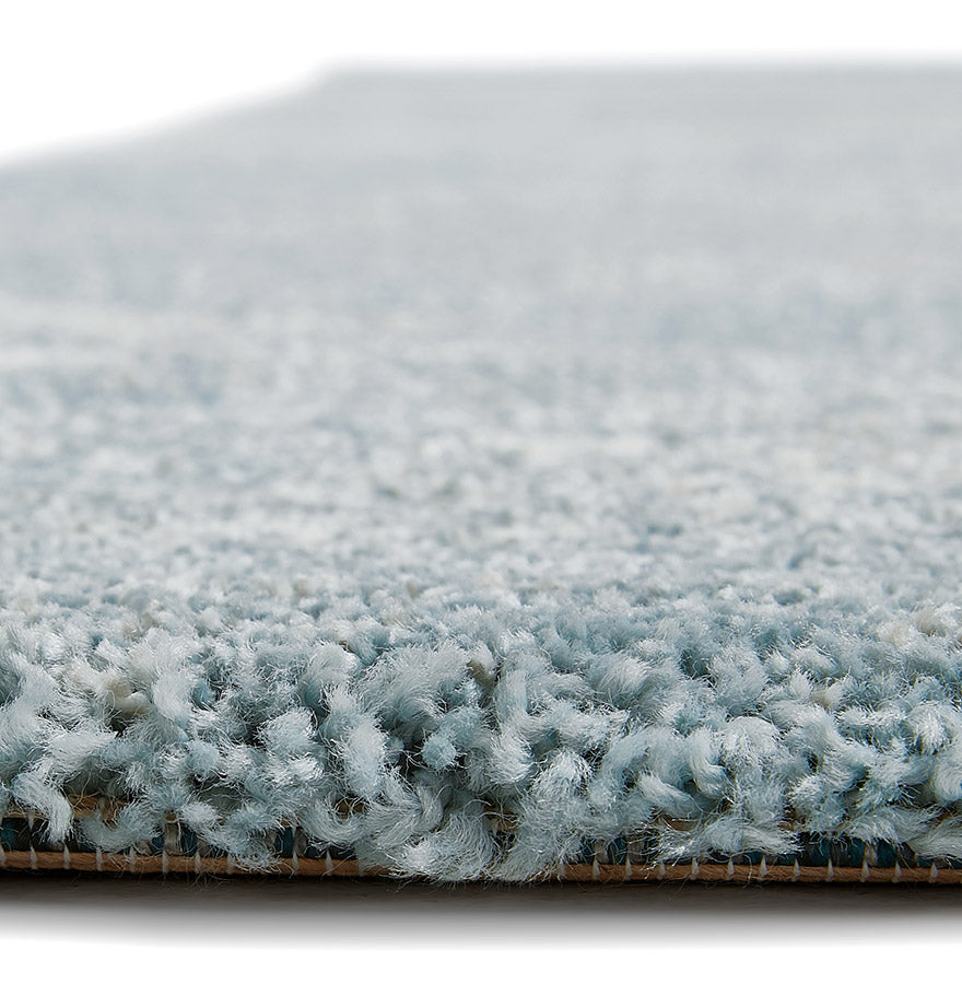 Teppich KARPET - blau - beige - Stoff