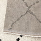 Carpet SAND - cream - black - fabric