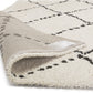 Carpet SAND - cream - black - fabric