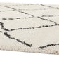 Tapijt SAND - crème - zwart - stof