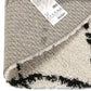 Carpet SAND - cream - black - fabric